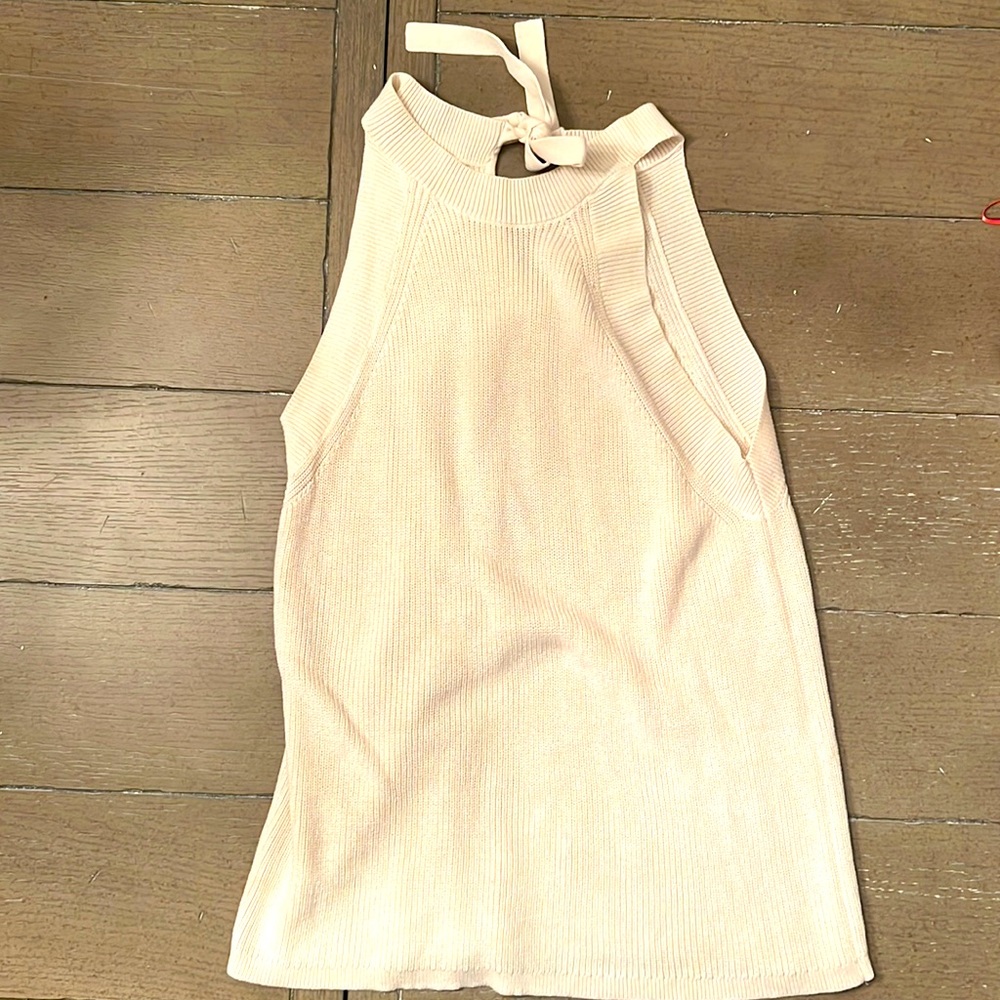 Knit Cream Blouse